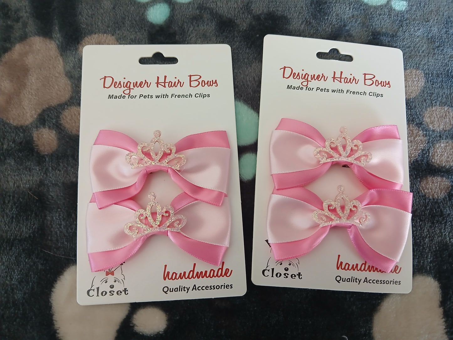 Bows Pink Crown