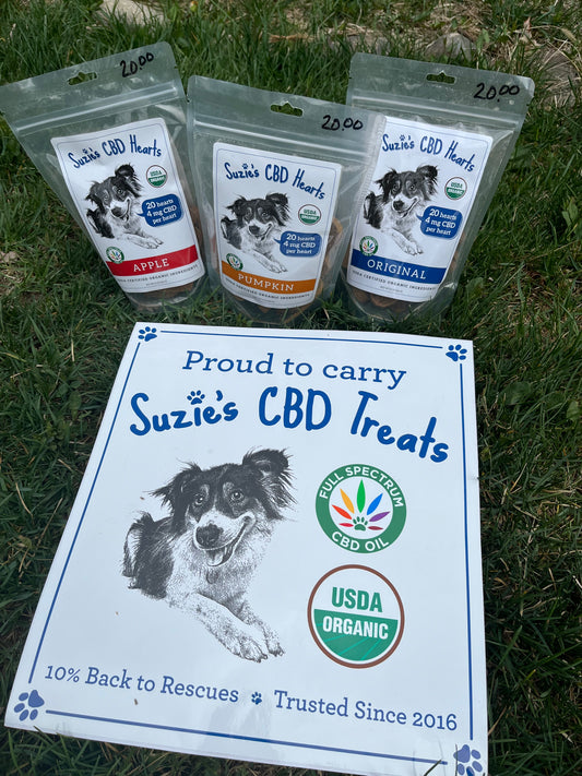 Suzie's 4mg CBD Dog Treats - Pumpkin