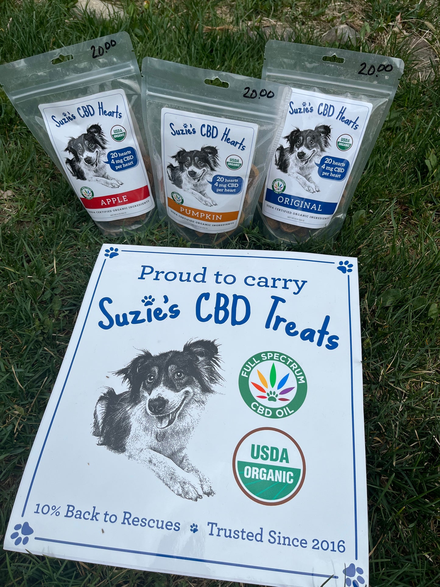 Suzie's 4mg CBD Dog Treats - Original